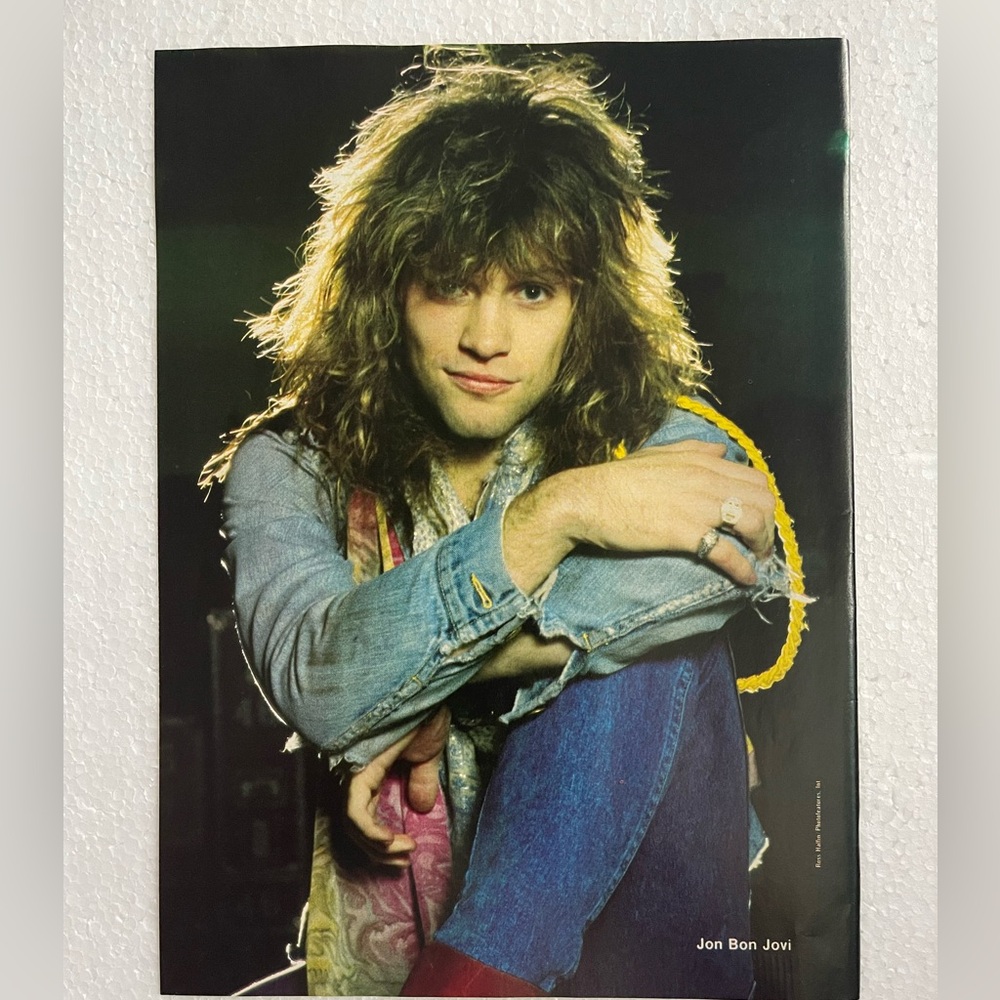 Vintage Jon Bon Jovi pinup
